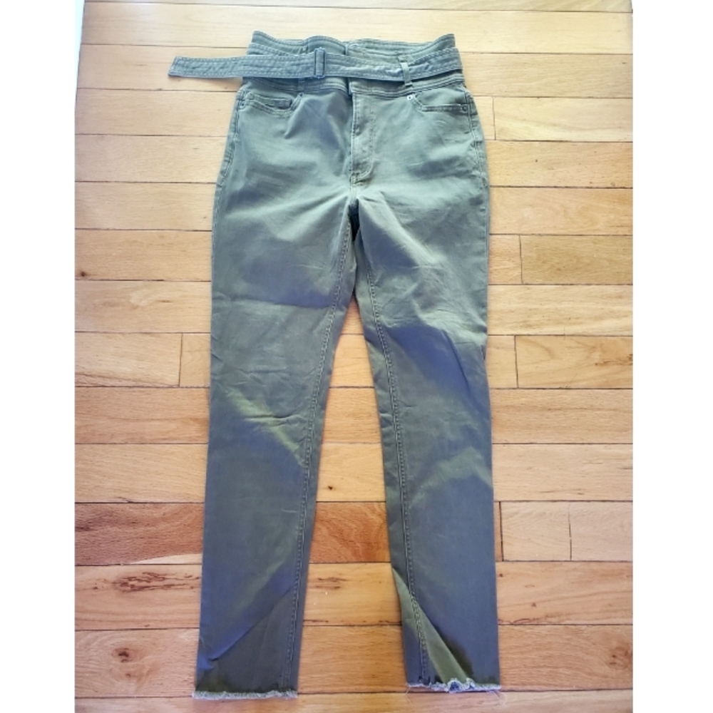 Express Olive Green Skinny Pants